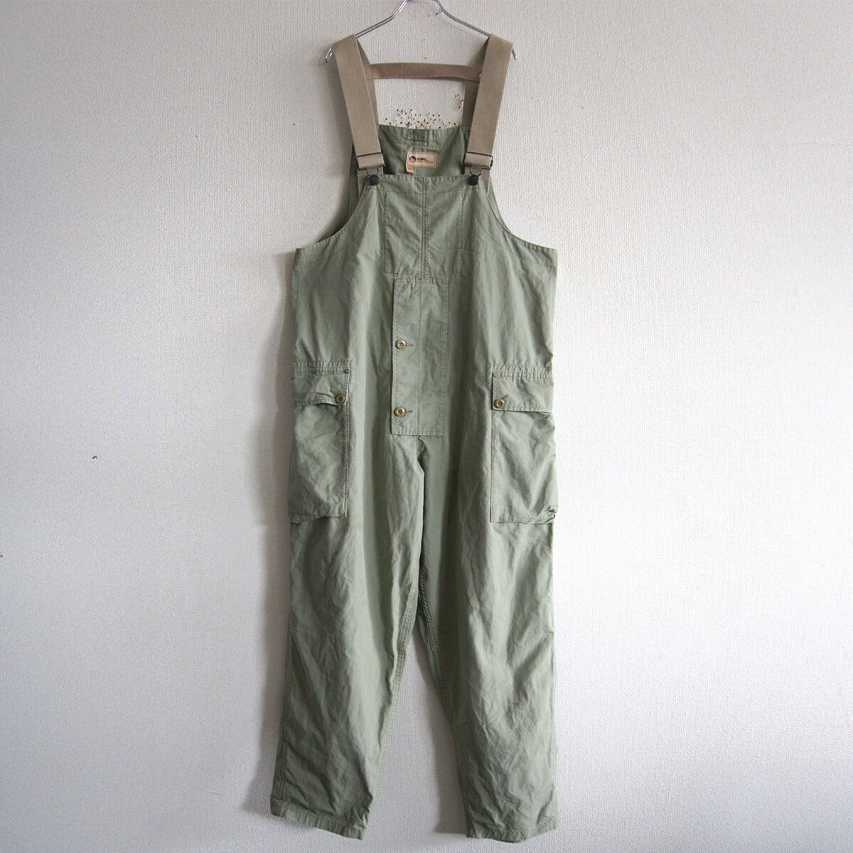 美品】NIGEL CABOURN 【OPEN COLLAR SHIRT COTTON TWILL】48 カーキ