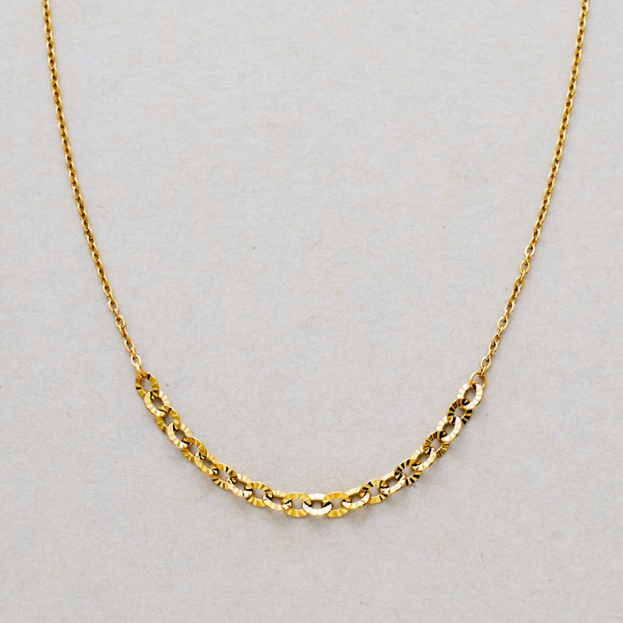 FACET CHAIN NECKLACE
