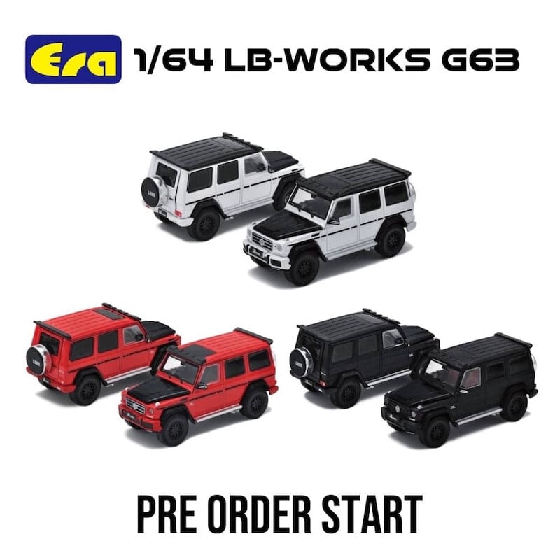 EraCarエラカー 1/64 #ERA24 メルセデスベンツGクラス AMG G63 ホワイト 初回限定