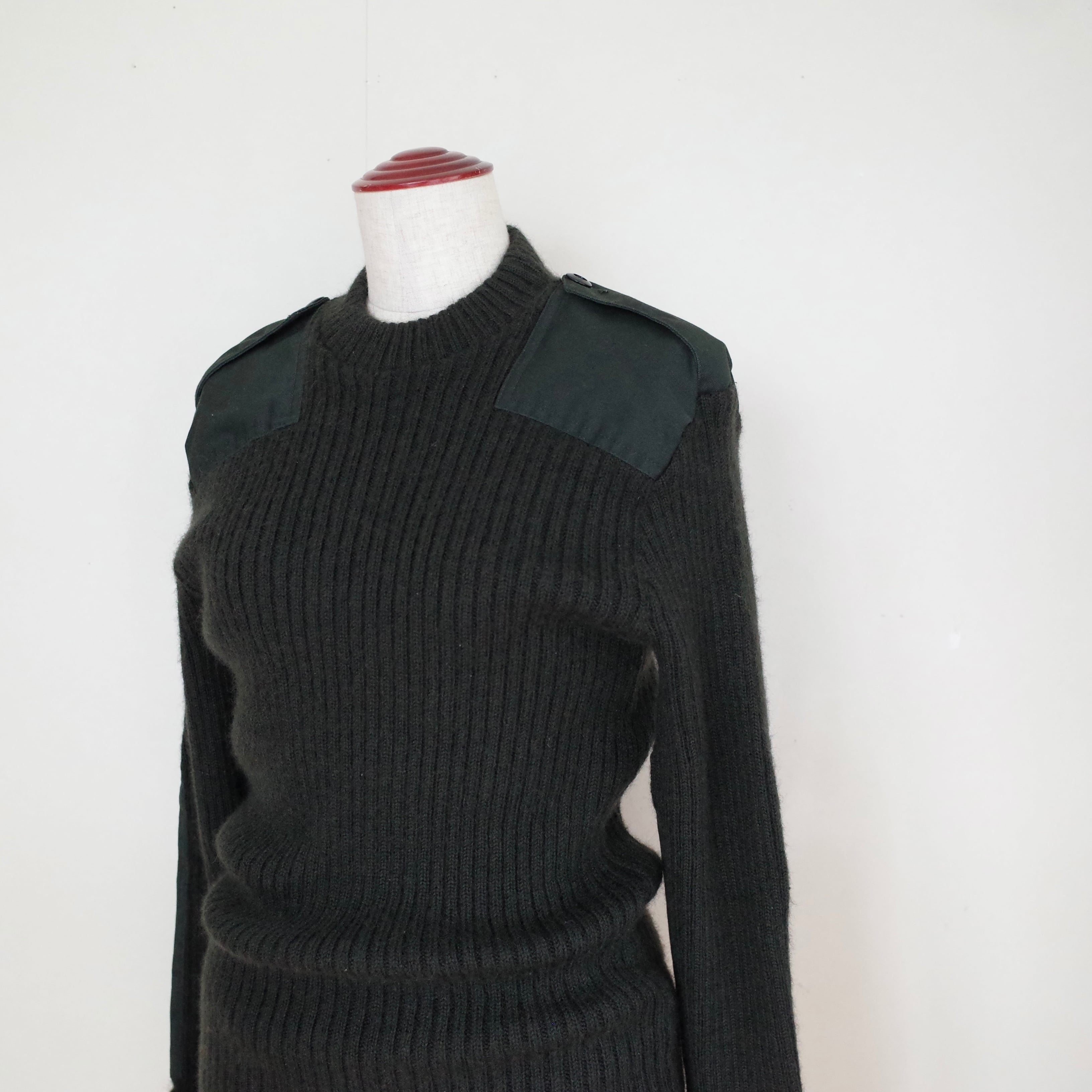 80s British army command sweater