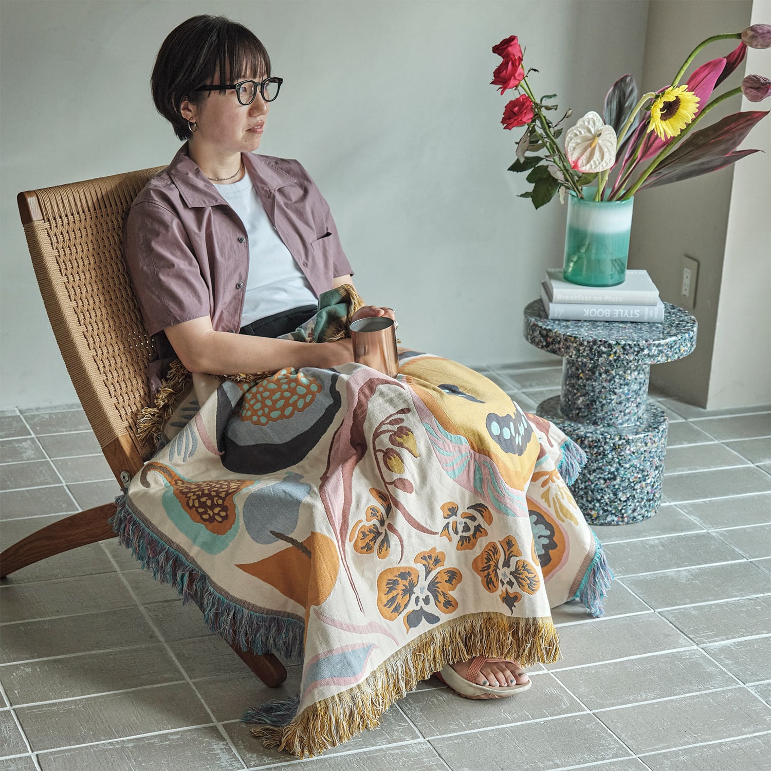 ハーフブランケット “エデンデダンス” | Rough since 2016