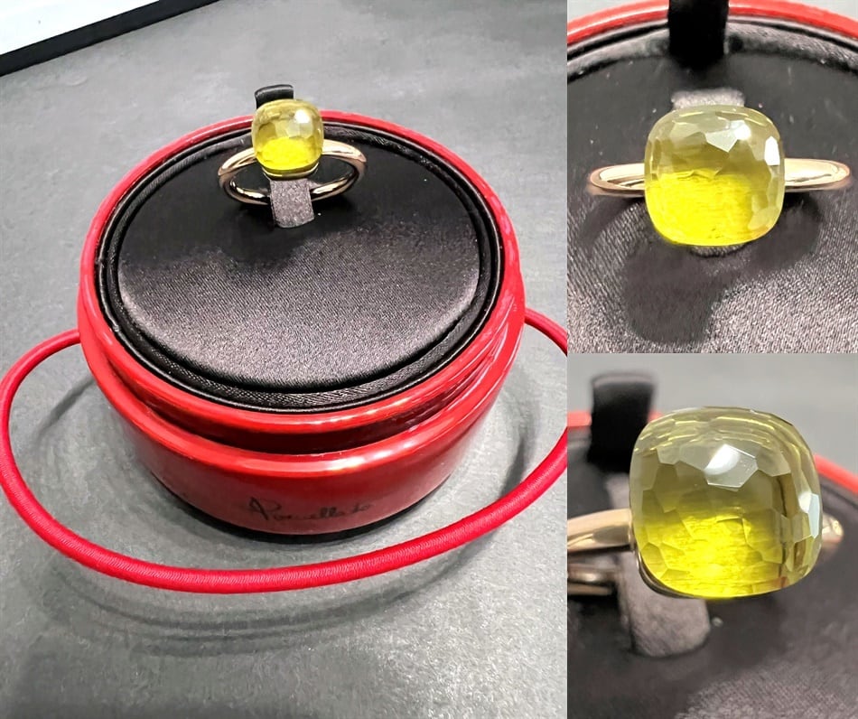 Pomellato ポメラート NUDO リング ヌード クラシック レモンクォーツ