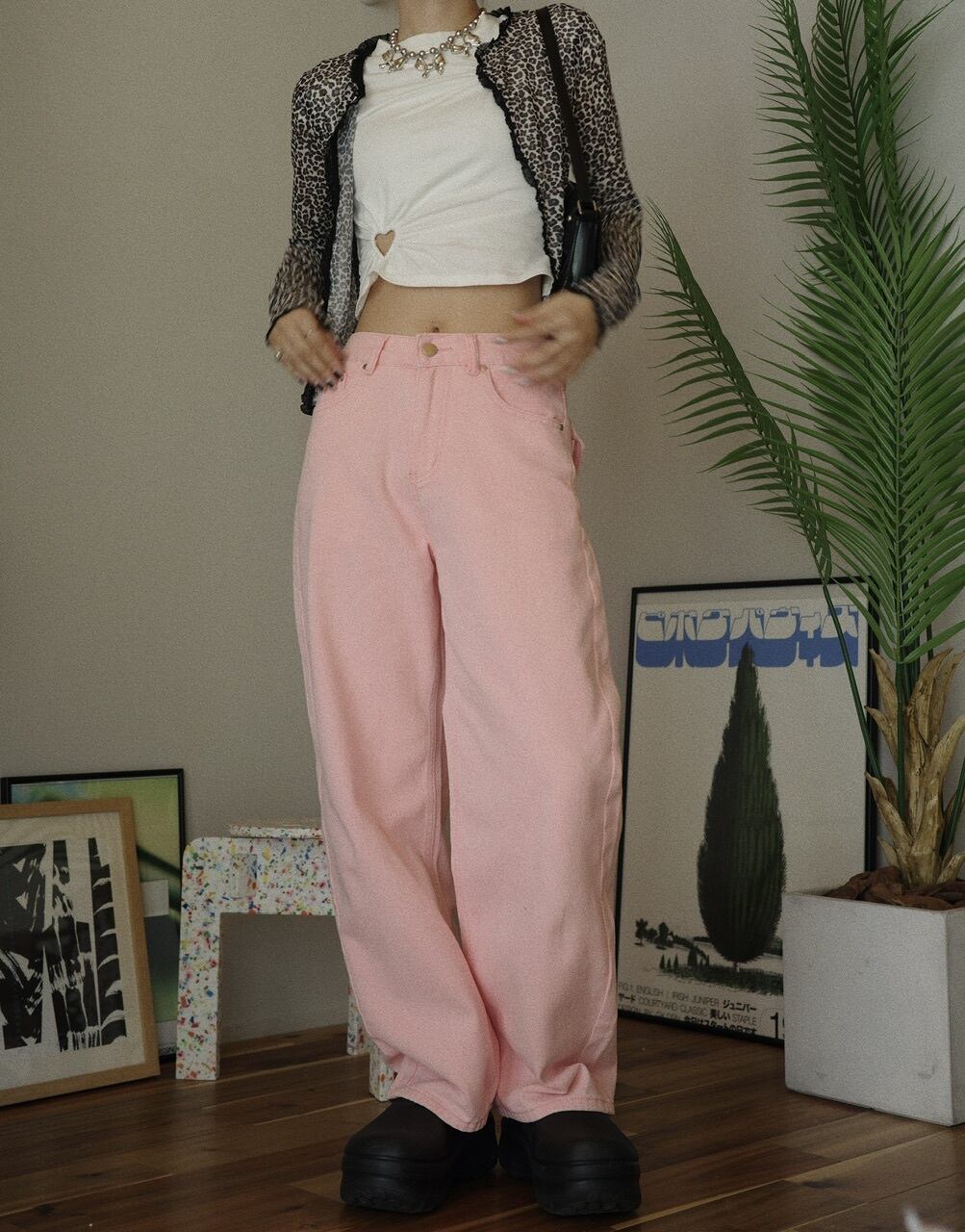 osrsブロックステッチパンツ/s ブロックステッチパンツ