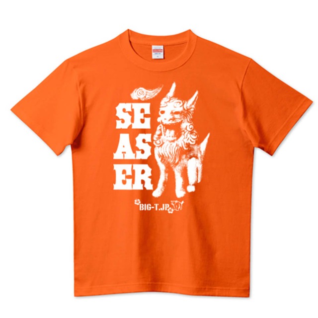 SEASERシーサー Tシャツ01（厚手）5.6oz