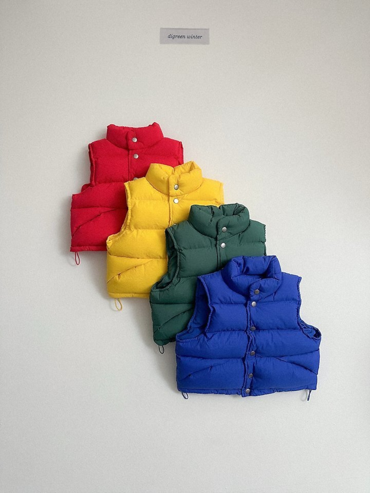 〖取寄〗韓国子供服 / 26winter / Digreen / ビビッドパディングベスト / キッズ / 冬服 *S~2XL*
