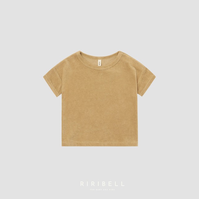 送料無料【organic zoo】Wheat Terry Boxy T-Shirt