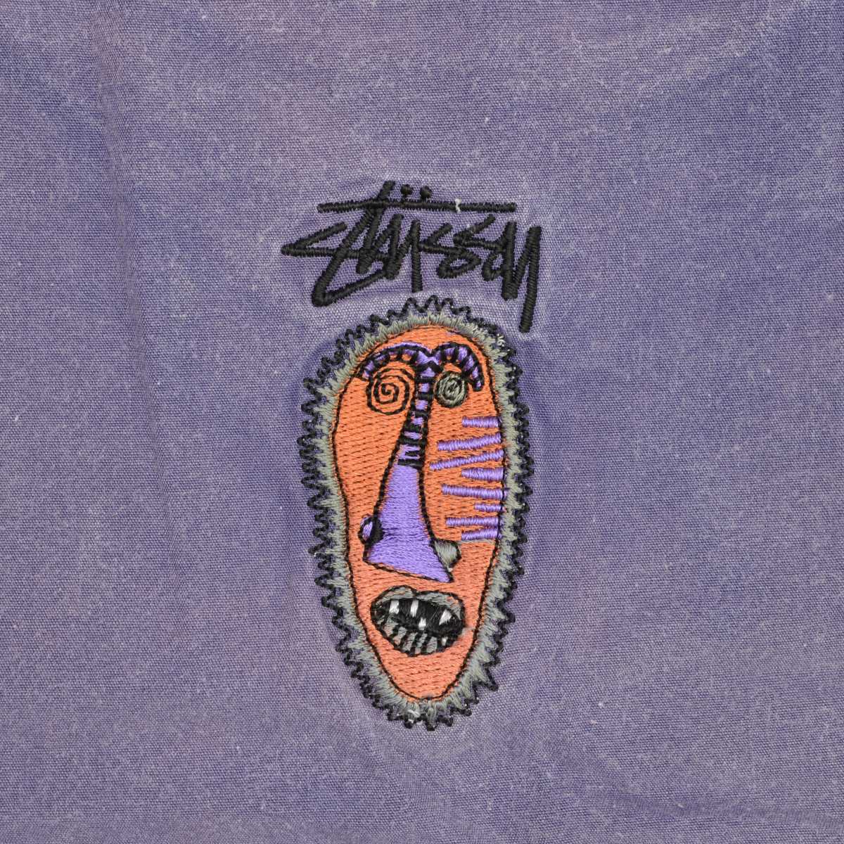 OLD STUSSY / オールド ステューシー 80s ゾウリムシ ボタンダウン半袖