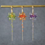 打ち上げ花火 －Spider lily－ | Japanese Fireworks & Red Spider Lily Earrings