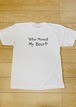 ビールはどこに消えた？/ T-Shirt (White) / 5.6オンス ヘビーウェイト