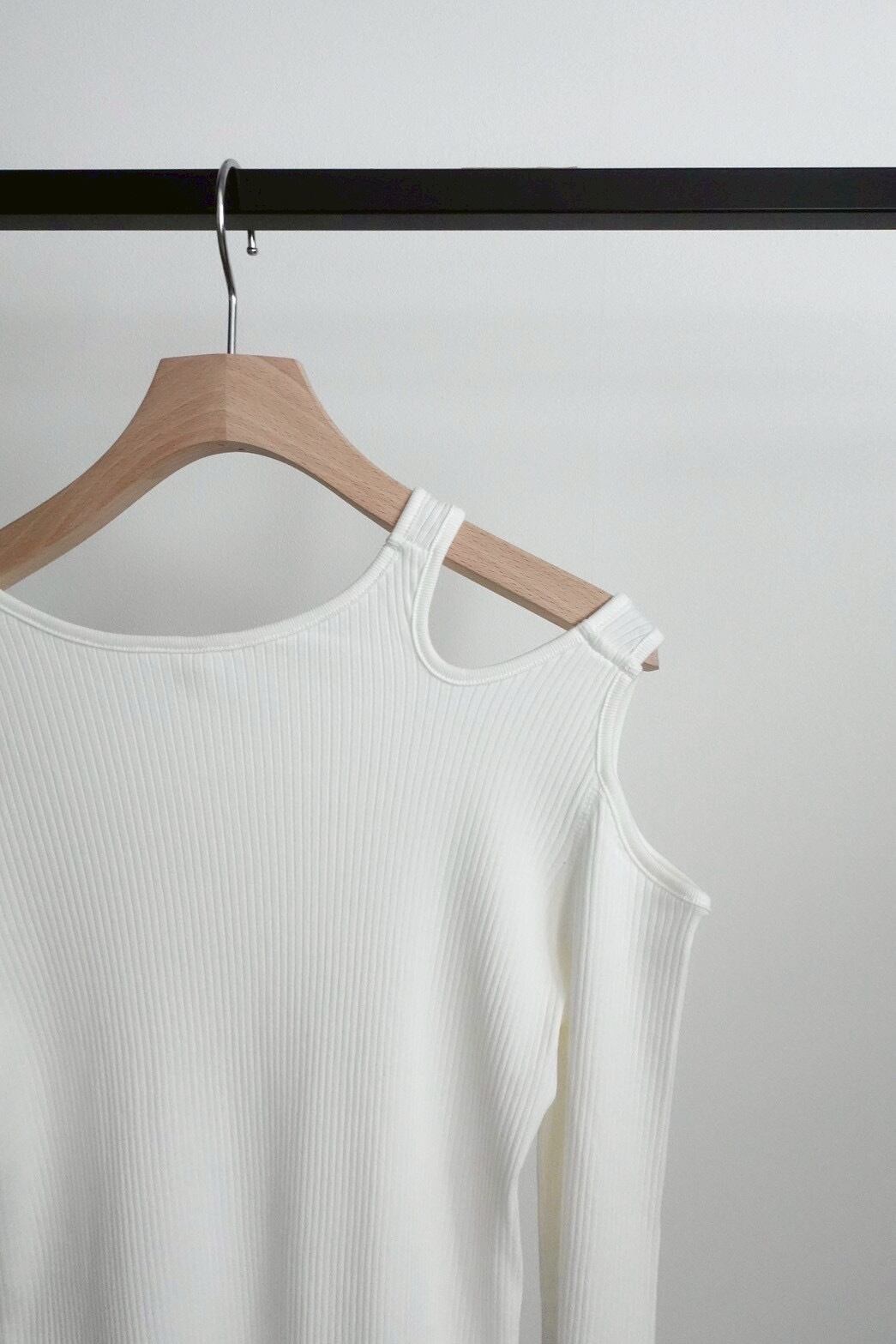 HAKUJI】Organic cotton shoulder hole LS | TOLMA.