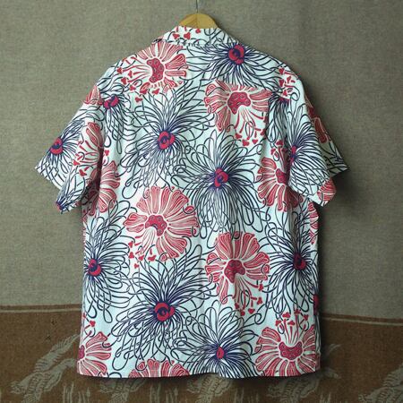 50s ビンテージ コットン ボタスタ 刺繍 ロカビリー 50s~ Catalina Flower Print Cotton Hawaiian Shirt | Wonder