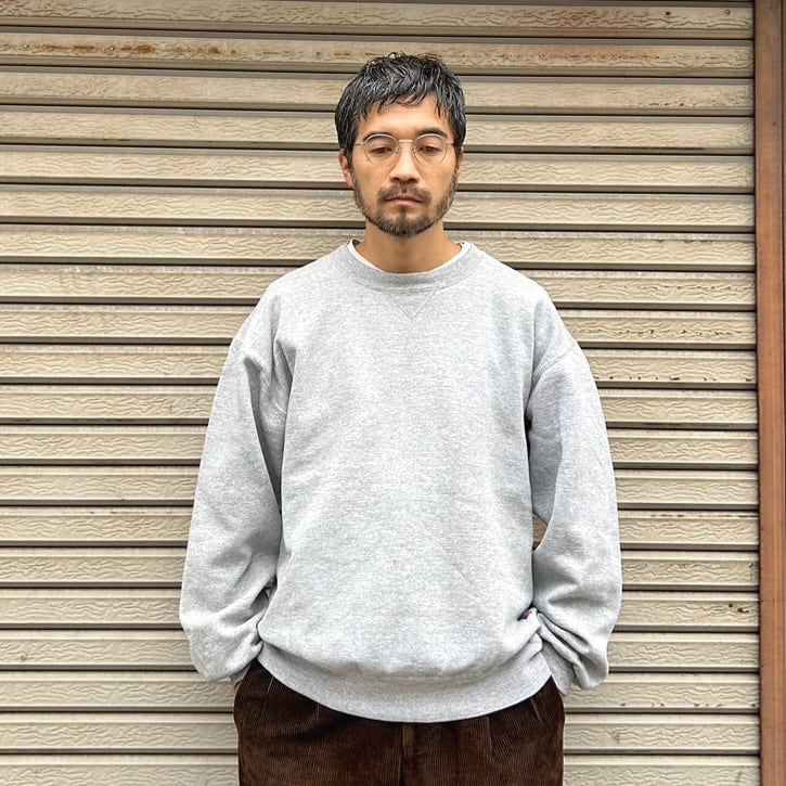 90's USA製 Russell Athletic High Cotton 前V Sweat L / ラッセル