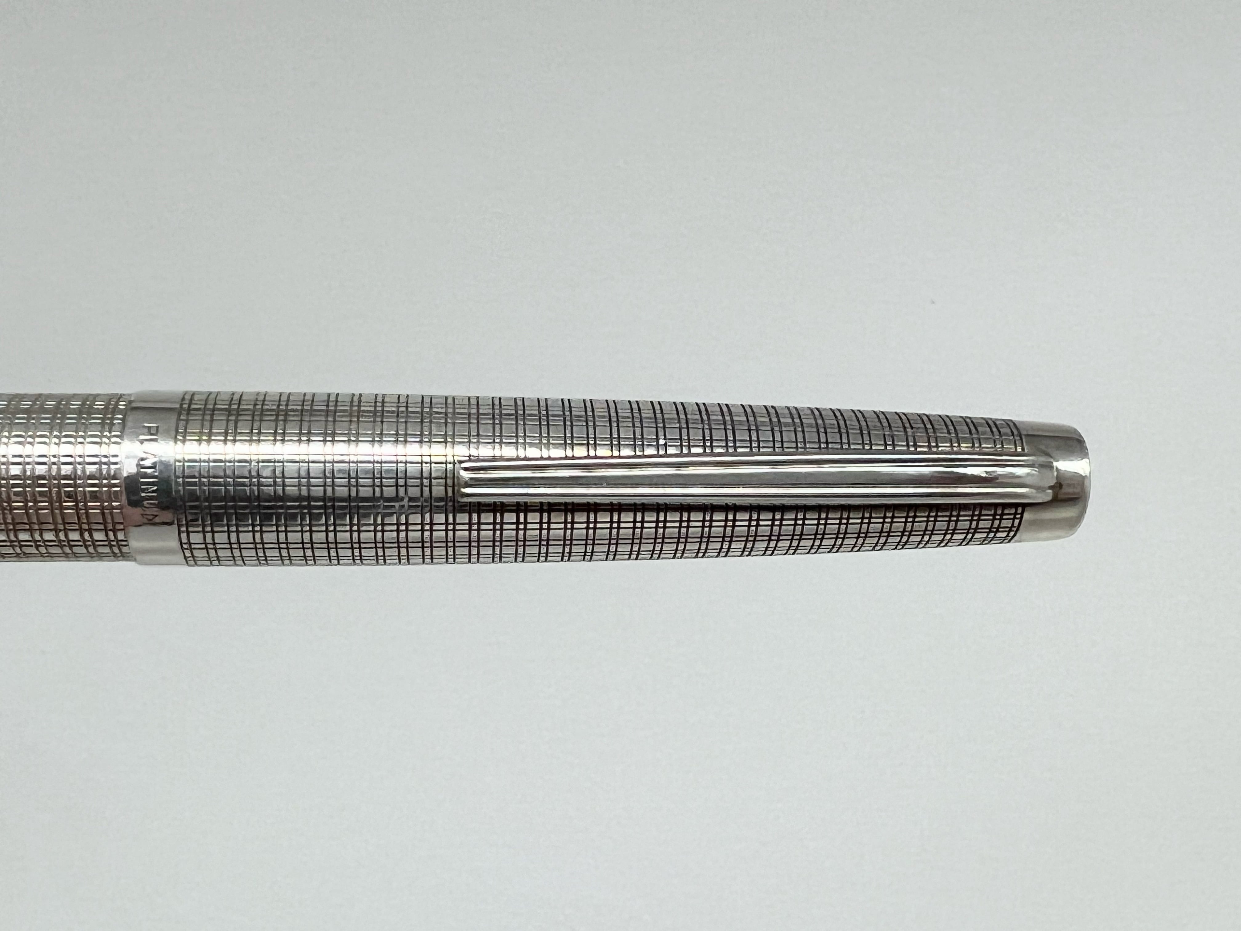 60s プラチナ万年筆 PLATINUM （細字） 18K-WG 02868 | 川口明弘の調整