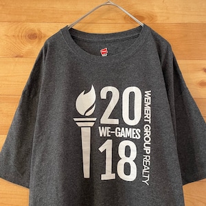 【Hanes】企業系 プリントTシャツ 聖火 Wemert Group Realty XL ビッグサイズ US古着 アメリカ古着