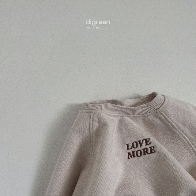 【即納】digreen  Love more sweatshirt japan limited color (日本限定カラー) ⑦ dig_t_1
