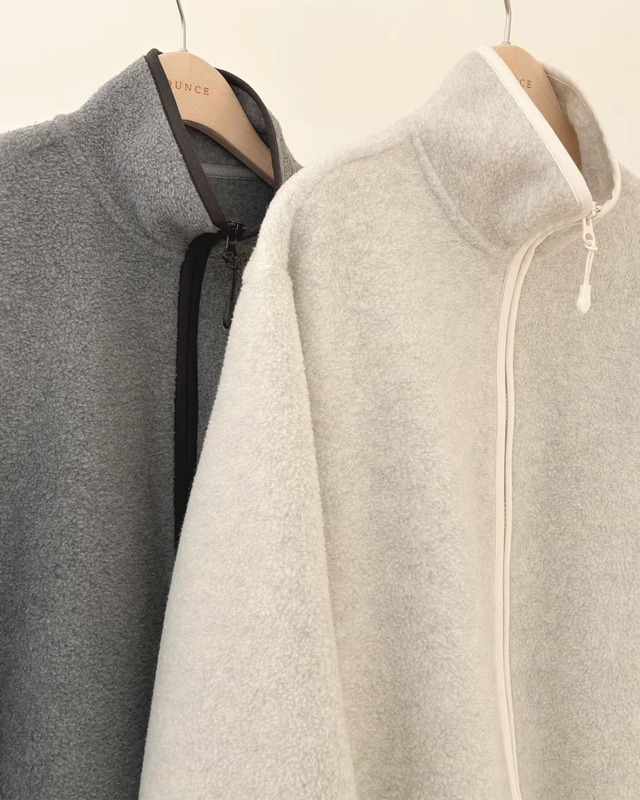 (即納) ounce / Snug fleece zip-up 2color
