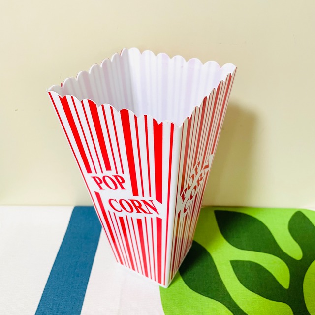 PLASTIC POPCORN HOLDER ポップコーン ホルダー カップ プラスチック レトロ ライナス・ブランケット