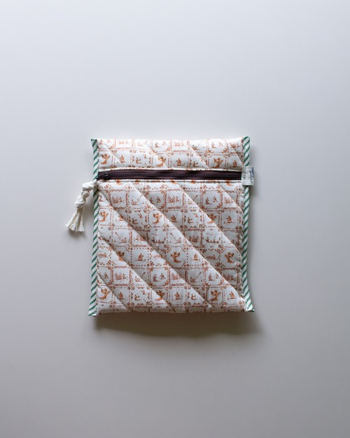 【Liberty fabric 】Quilt Book Sleeve.　<Soft Whisper>