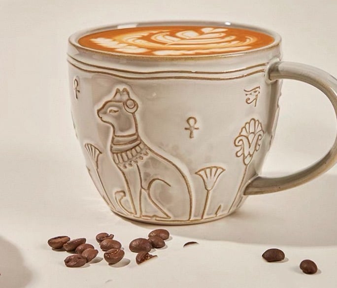 【4月新作アイテム】【合計5999円以上で購入可能】Egypt desiph cup エジプトデザインティーカップ