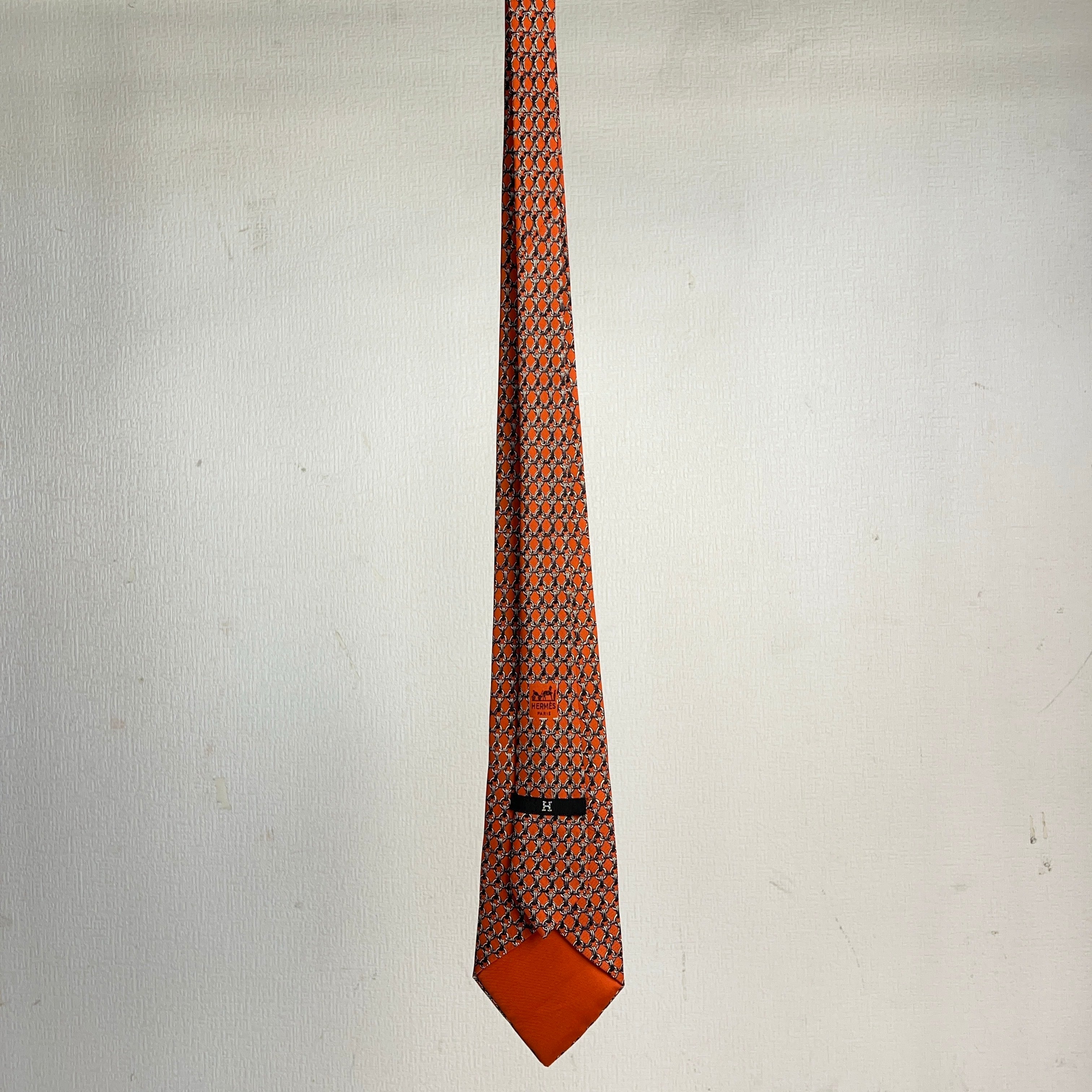 HERMES エルメス シルクネクタイ ③ HERMES SILK TIES MADE IN FRANCE エルメス シルク ネクタイ