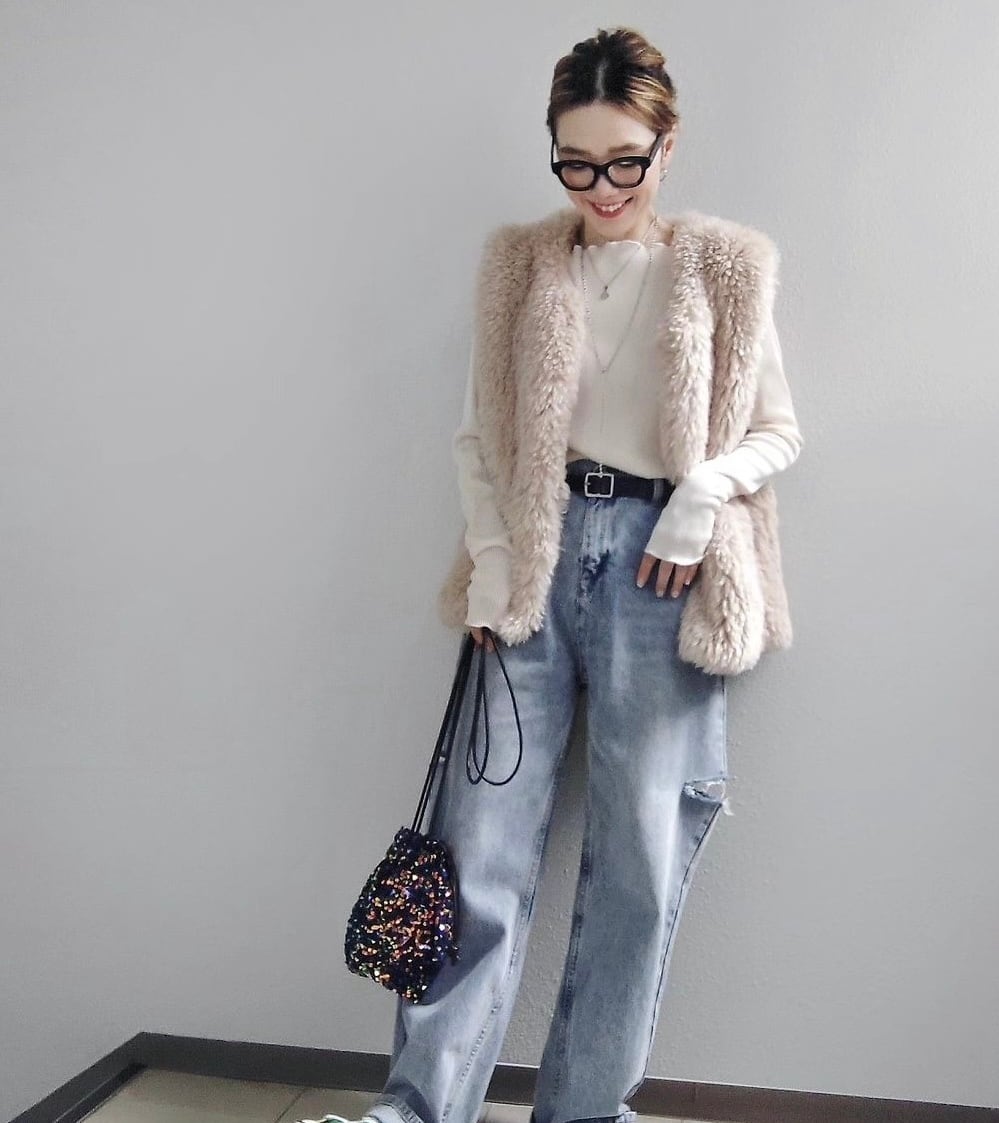 5size / サイドカットデニムパンツ