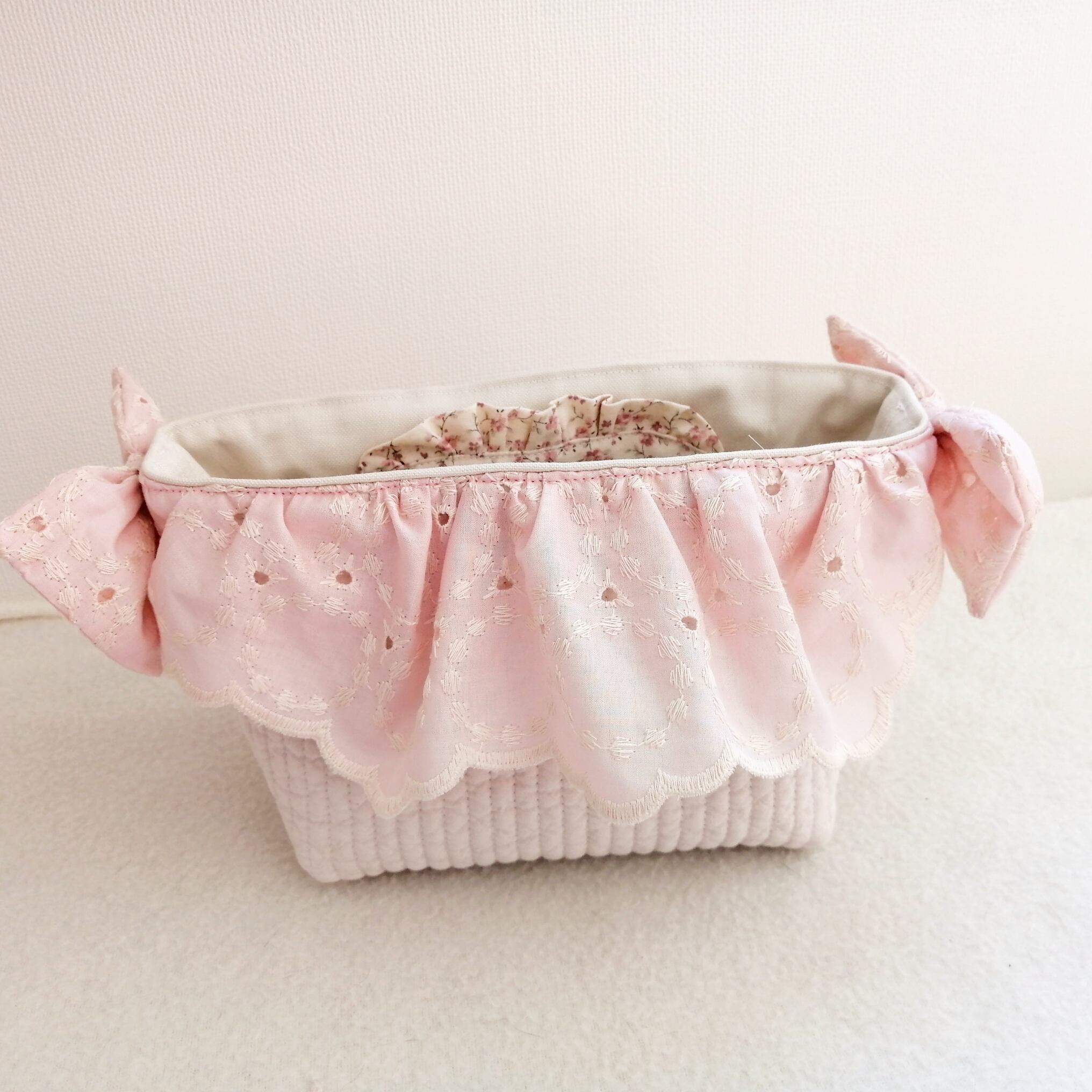 布バスケット リトルプリンセス ミルク