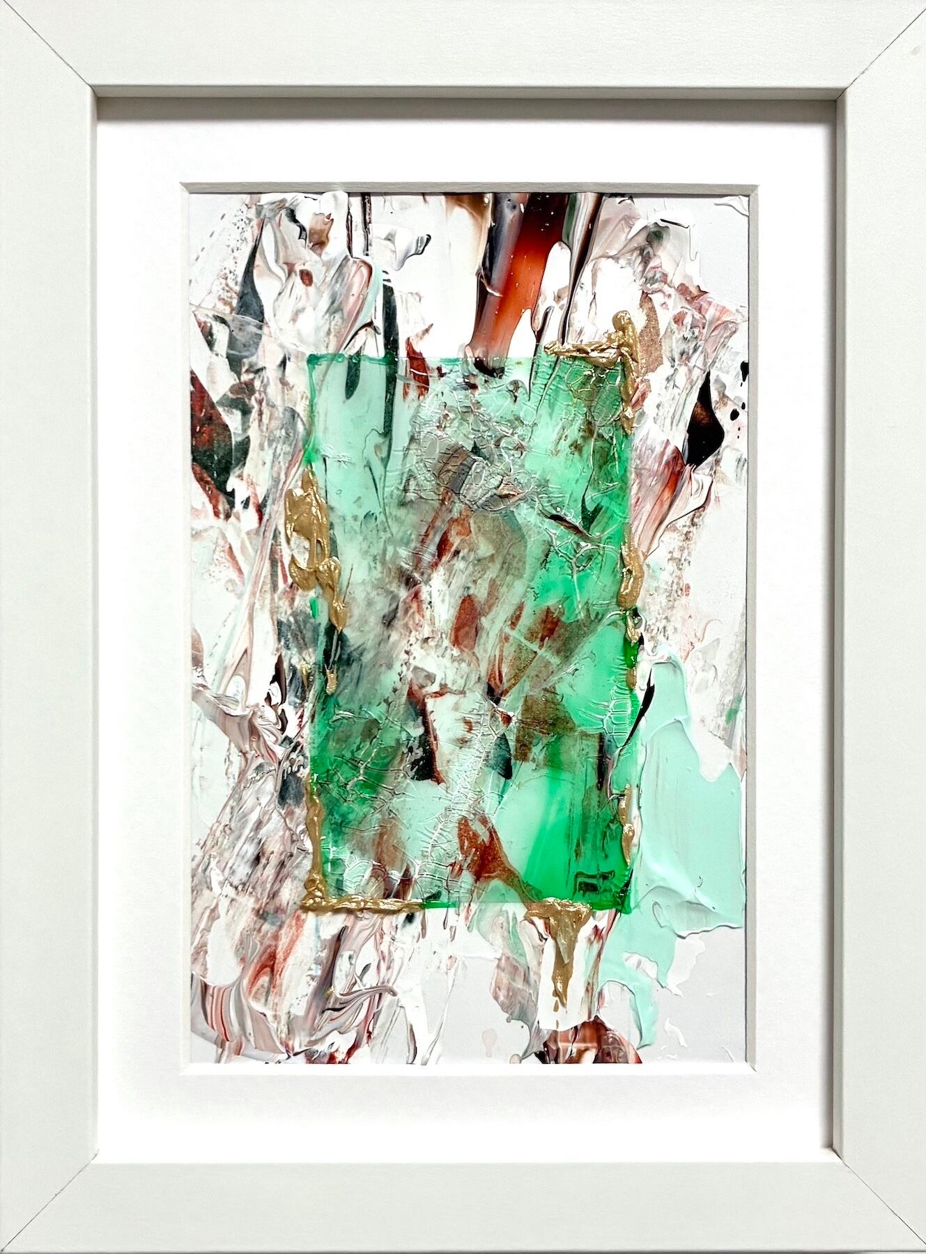 The letter from stars ＊17」原画 モダンアート テクスチャーアート