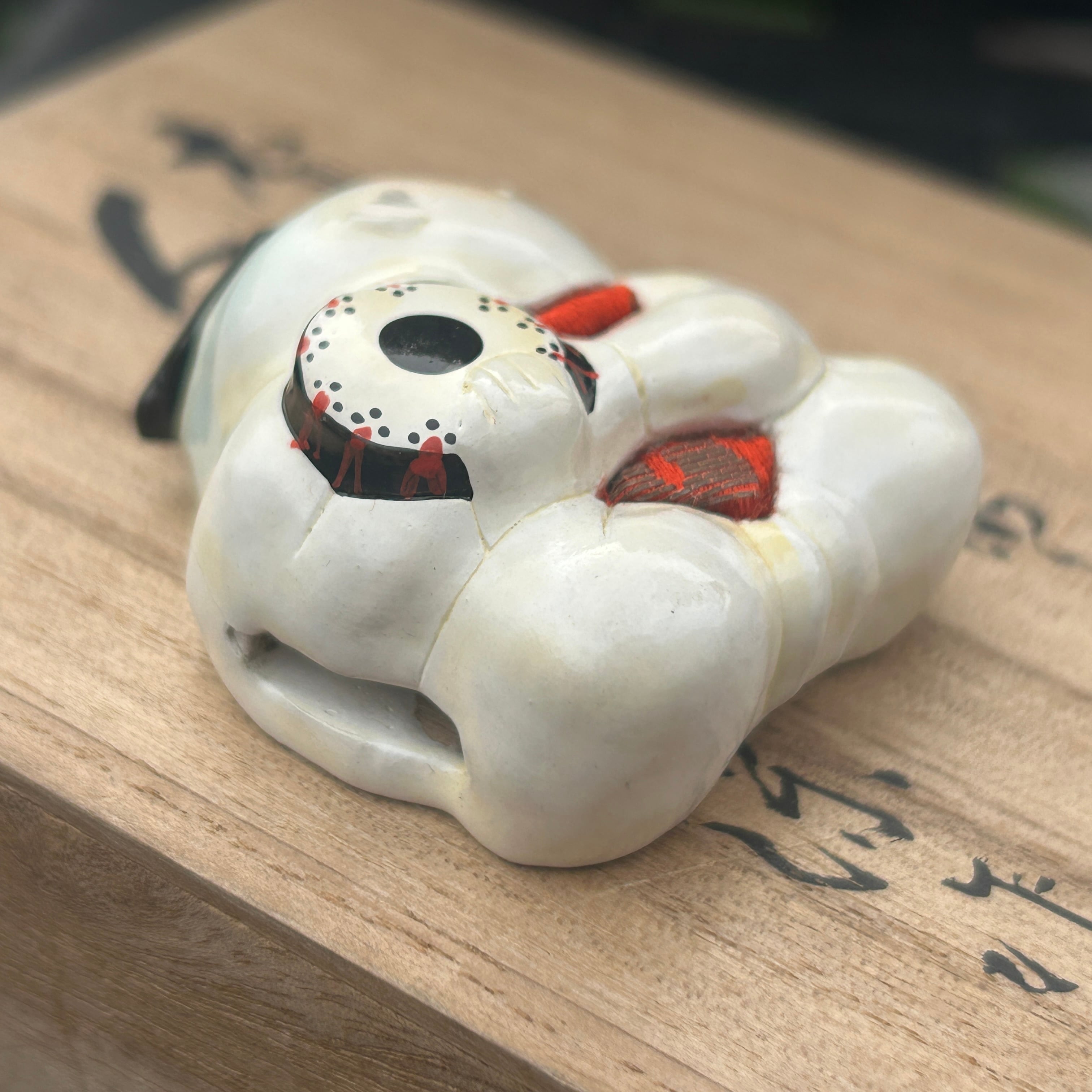 アンティーク！昭和初期　長保作　御所人形の帯留め　