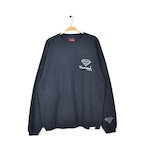 ダイアモンドサプライ スウェット ロゴプリント トレーナー 黒 ブラック ストリート DIAMOND SUPPLY サイズL 古着 @CF0749