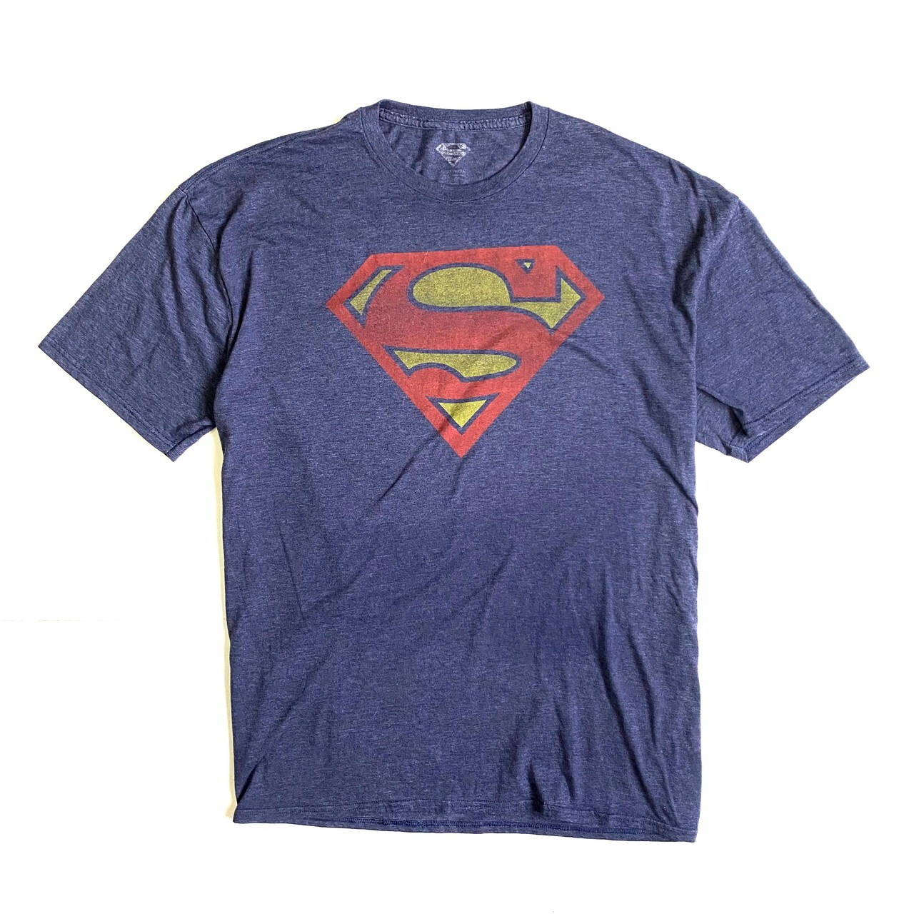 Superman スーパーマン ロゴ プリントTシャツ ムービーTシャツ メンズ 