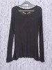 【名作アーカイブ】Rick Owens リックオウエンス SLAB期 メンズ 切りっ放し リブ素材 ロングスリーブ 長袖 カットソー Tシャツ DARK DUST