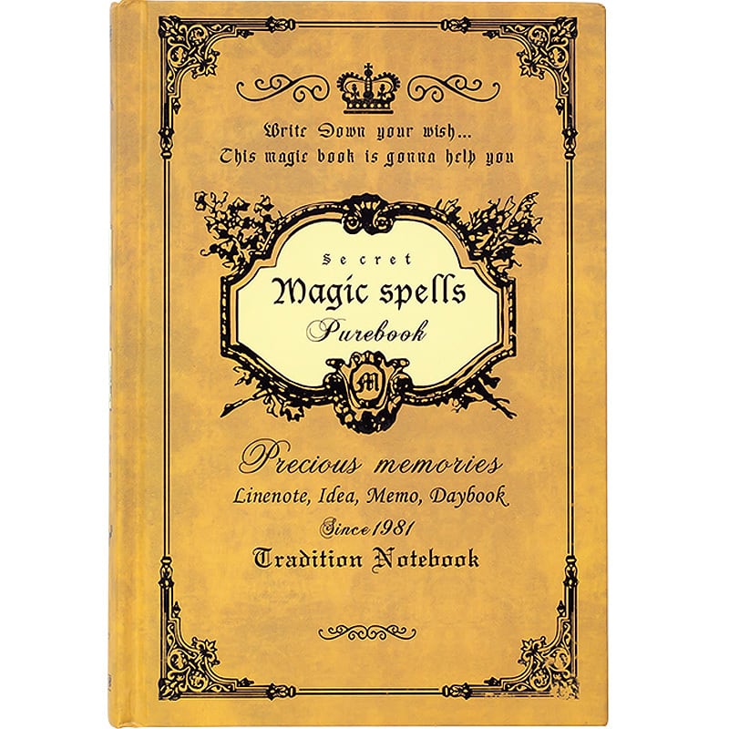 Magic Spells 秘密の呪文ノート M23434 | 奇妙な洋装雑貨店 Magica Bazaar