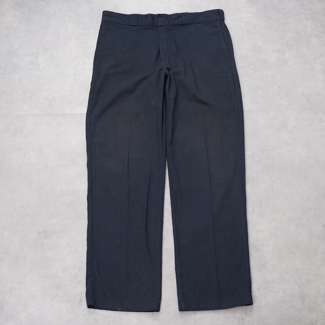 Dickies ディッキーズ 874 W36 ワークパンツ 紺 古着 14171