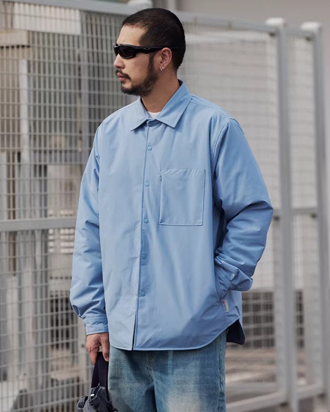 Long Sleeve Collar Shirt Jacket x00907 | XPOSE