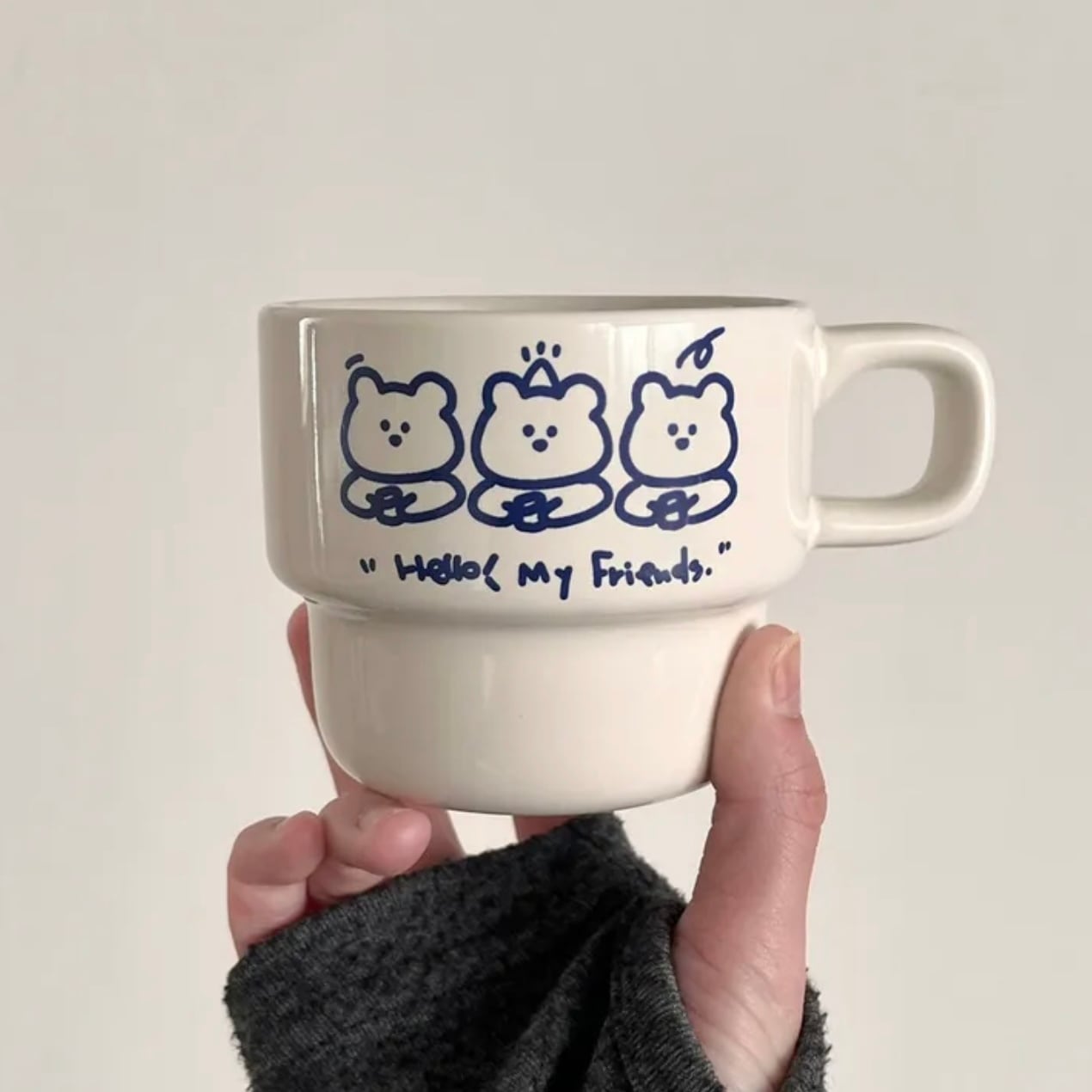 hello my friend mug 2colors / ハロー マイフレンド マグカップ