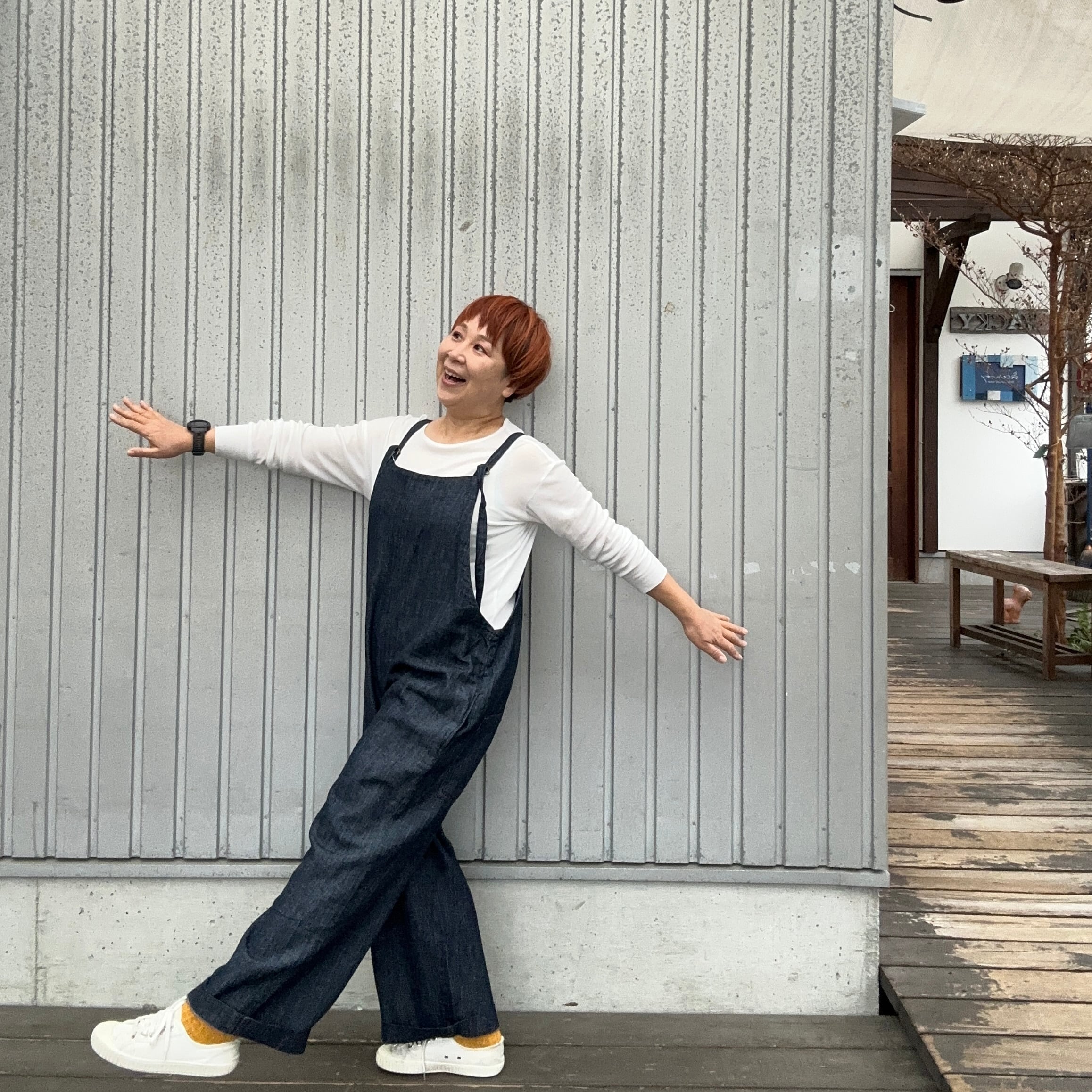 YAMADAYA/ラディエイトのサロペットデニム ラディエイト RADIATE バイ