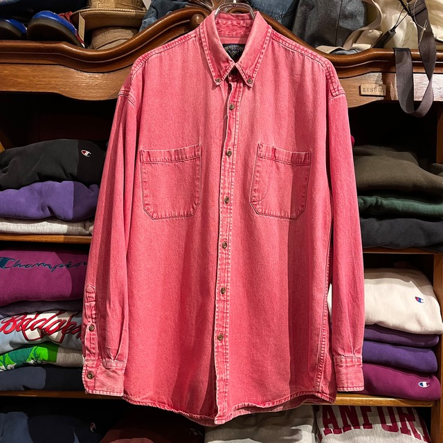 1990's CAMBRIDGE classics  buttondown shirt L MACAU製 D1198