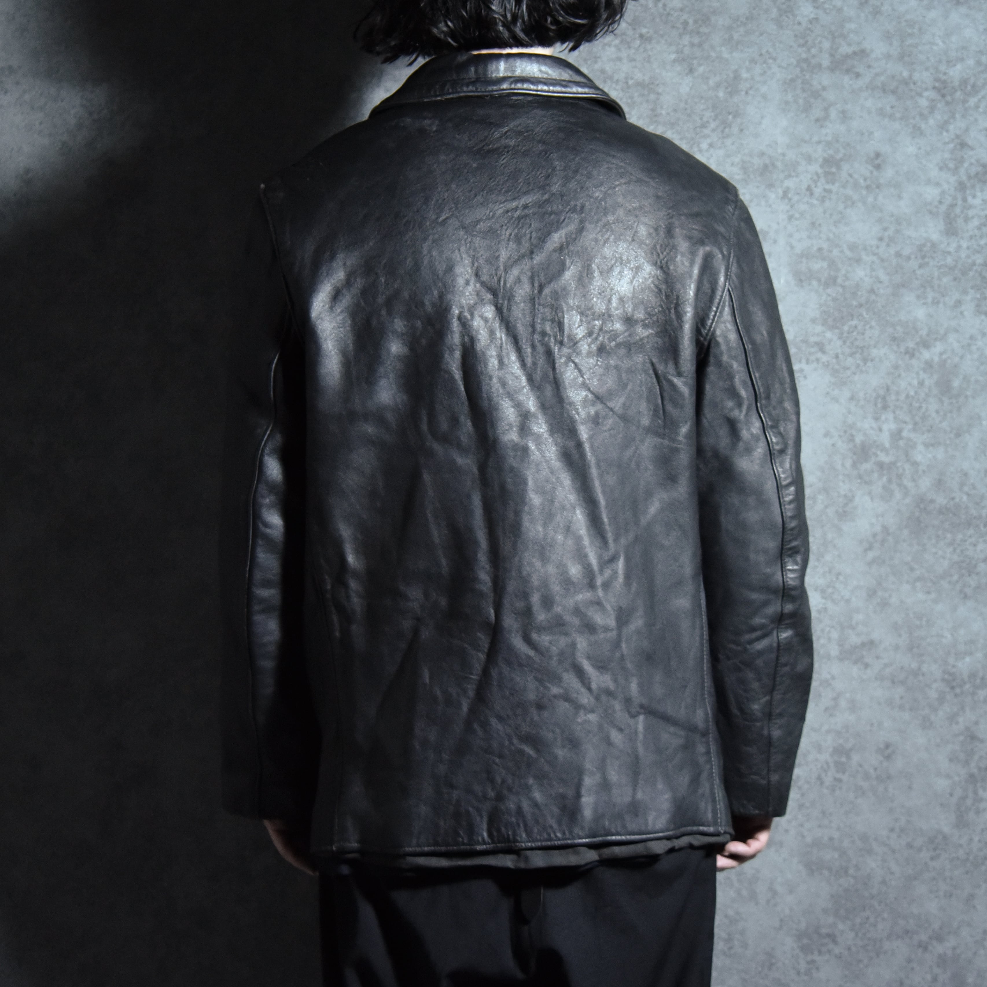 フランス軍 FRENCH BOMBER JACK 本革レザージャケット 短丈 フランス軍 パイロットレザー ジャケットFRENCH BOMBER JACK