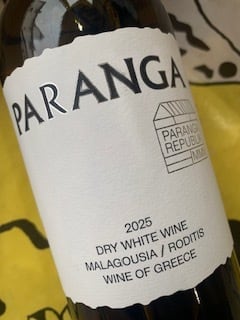 パランガ ホワイト　2025　キリ・ヤーニ　白ワイン