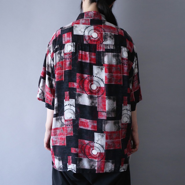 good coloring art pattern loose silhouette h/s shirt