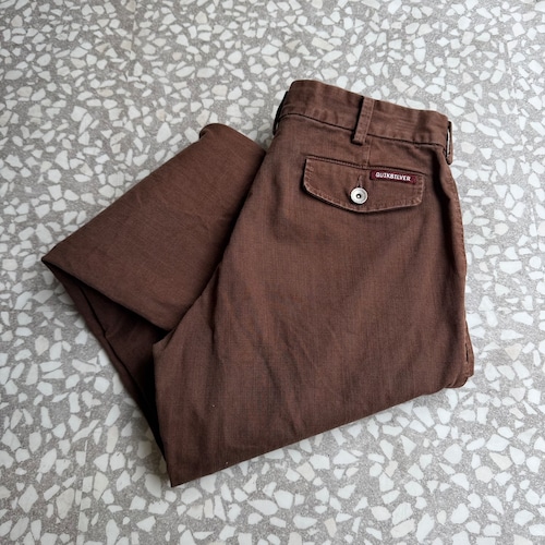 QUIKSILVER / color wide pants size 29