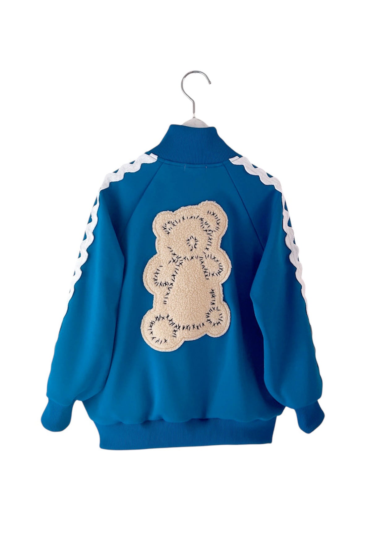 KUMA EMBROIDERY PATCH TRACK JACKET / F2 | frankygrow concept shop