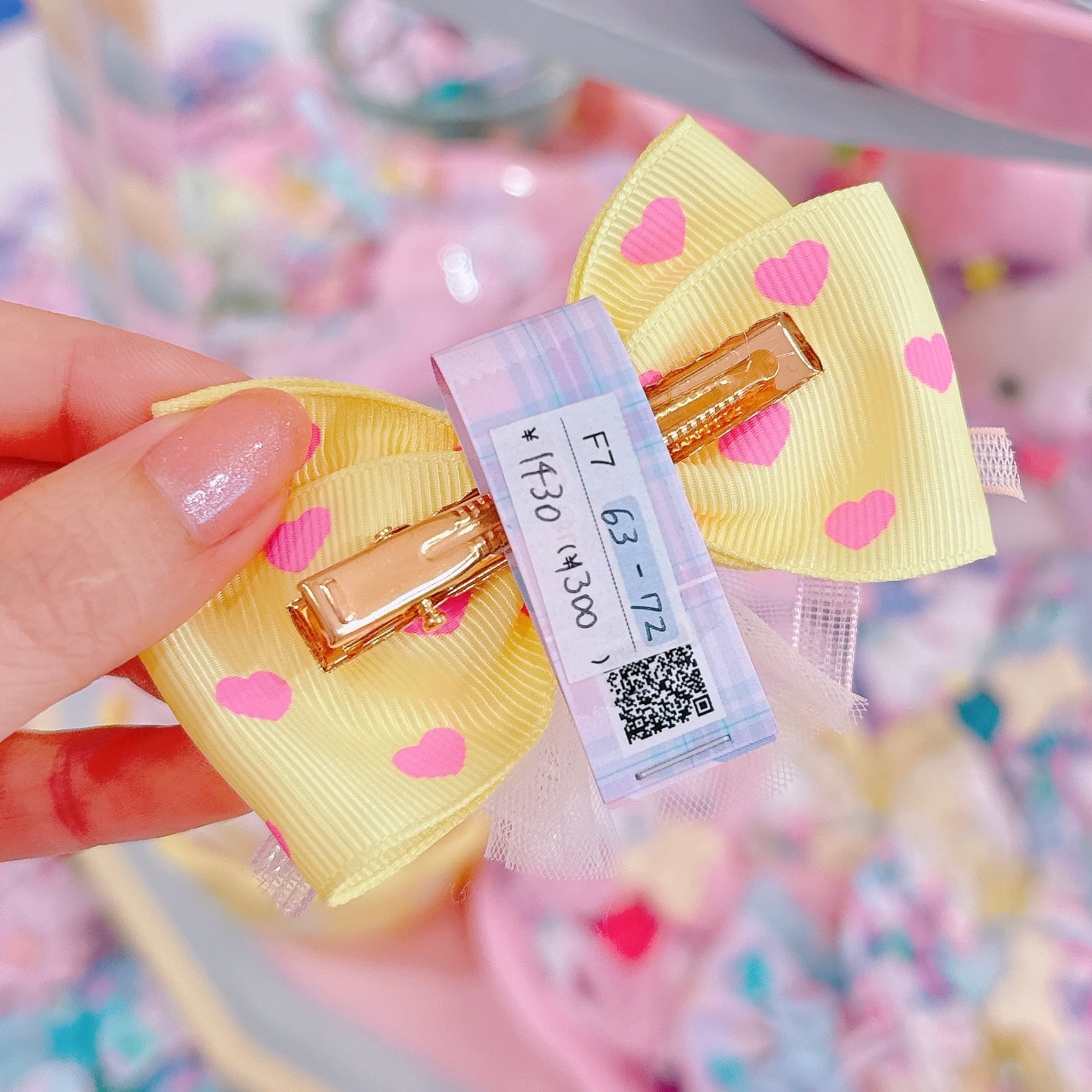 【F7】63-72ヘアクリップ