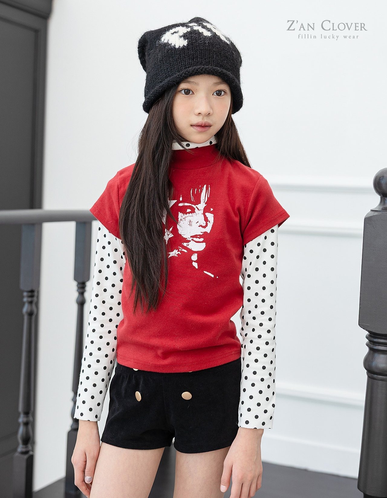 ZAN CLOVER［取寄］star face tee 26winter