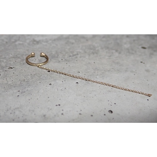 K10YG Rain Chain Earcuff