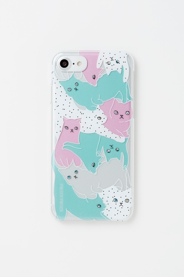 【iPhone6&7&8専用】CATS COLORFUL