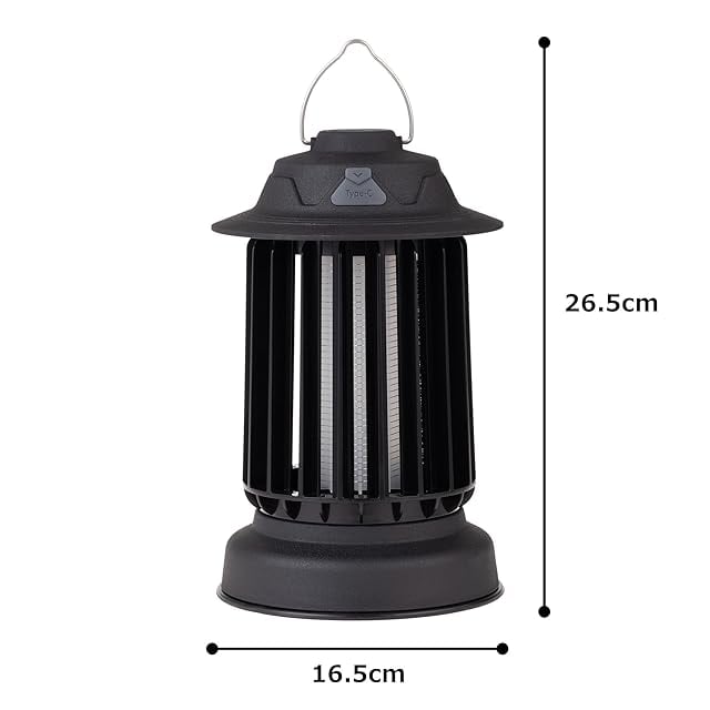 ニコー(NICOH) 充電式 LED 電撃殺虫ランタン NCS-30WP バタン虫 屋外