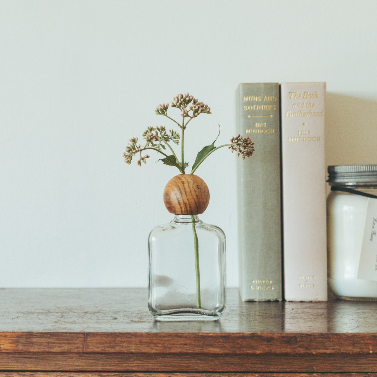Flower vase clear glass