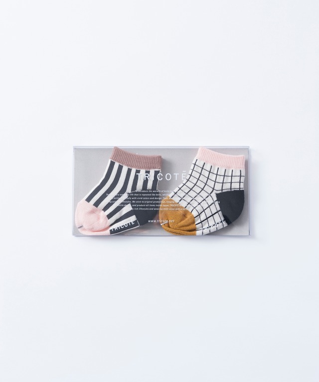 【TRICOTE】BABY SOCKS 2 PIECES SET GIRL (TR81BA045)