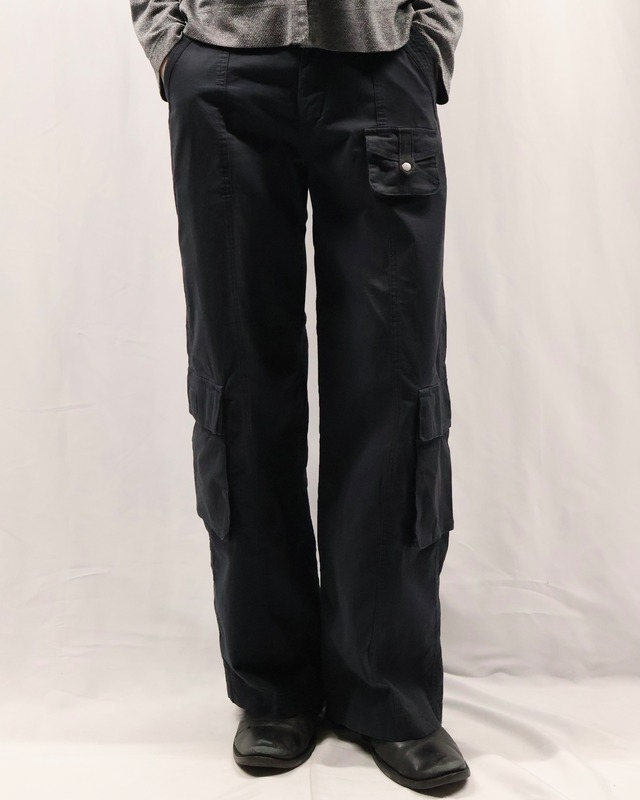 straight cotton cargo pants